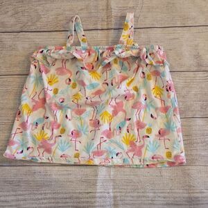 The Children's Place Pink and Yellow Ruffled Camisole